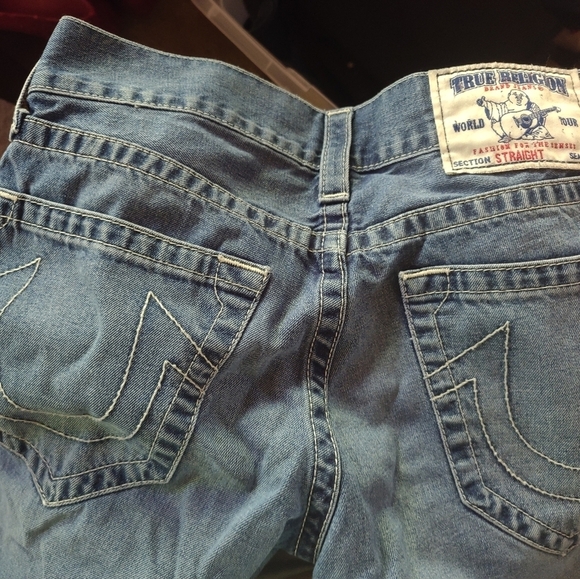 TRUE RELIGION STRAIGHT NATURAL JEANS F12 - Picture 7 of 7